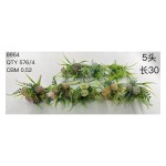 Plantas artificiales serie flocada 02
