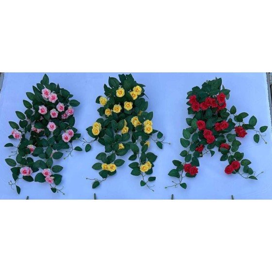 10叉蔷薇花壁挂
