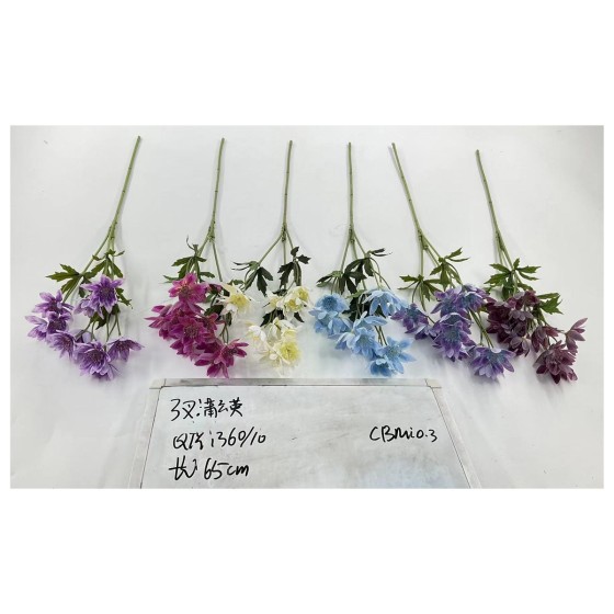 手感保湿仿真花 017
