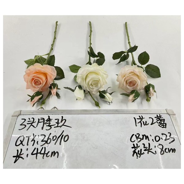زهرة صناعية بملمس مرطب 009
