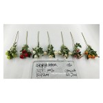 单支仿真花 9花