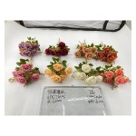 Ramo pequeno de flores artificiales 7花