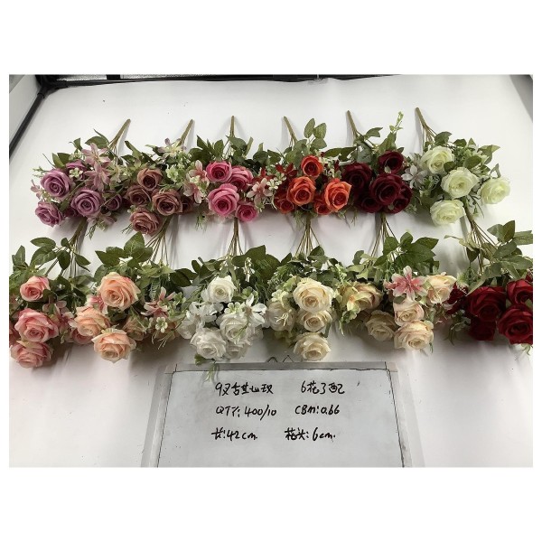 Ramo grande de flores artificiales 83842