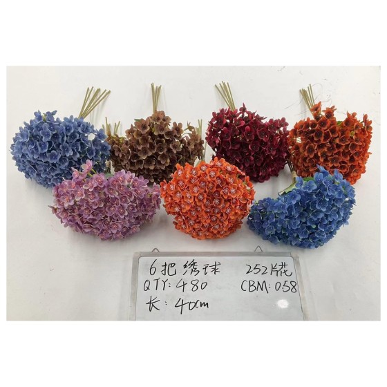 Ramo de hortensias artificiales 886-4