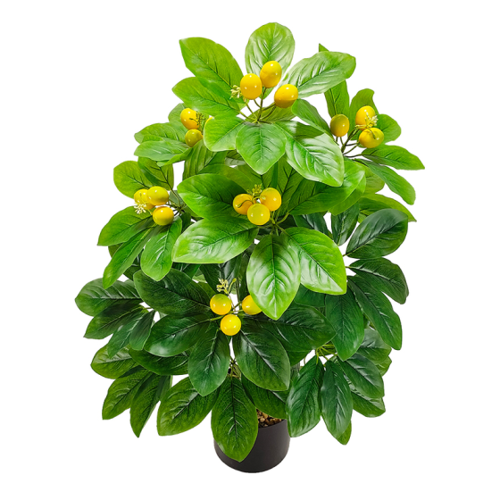 Arbol del dinero artificial con limones